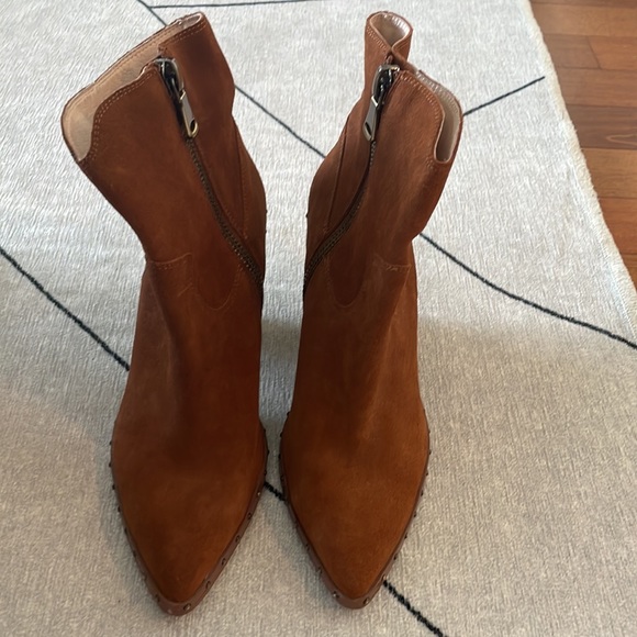 Chinese Laundry Brown Split Suede Ramble Booties - Picture 6 of 10